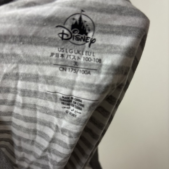 Disney Parks Tinkerbell Disney Tank Top L Striped Take me back to Neverland New - Picture 6 of 13